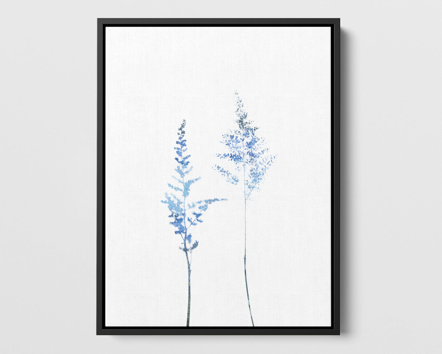 Blue Wildflower Print