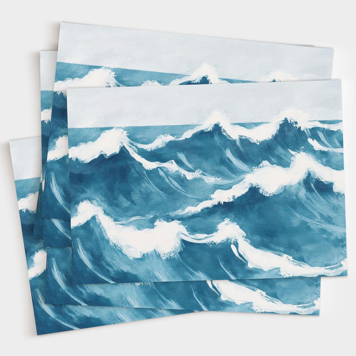 Ocean Waves Note Cards