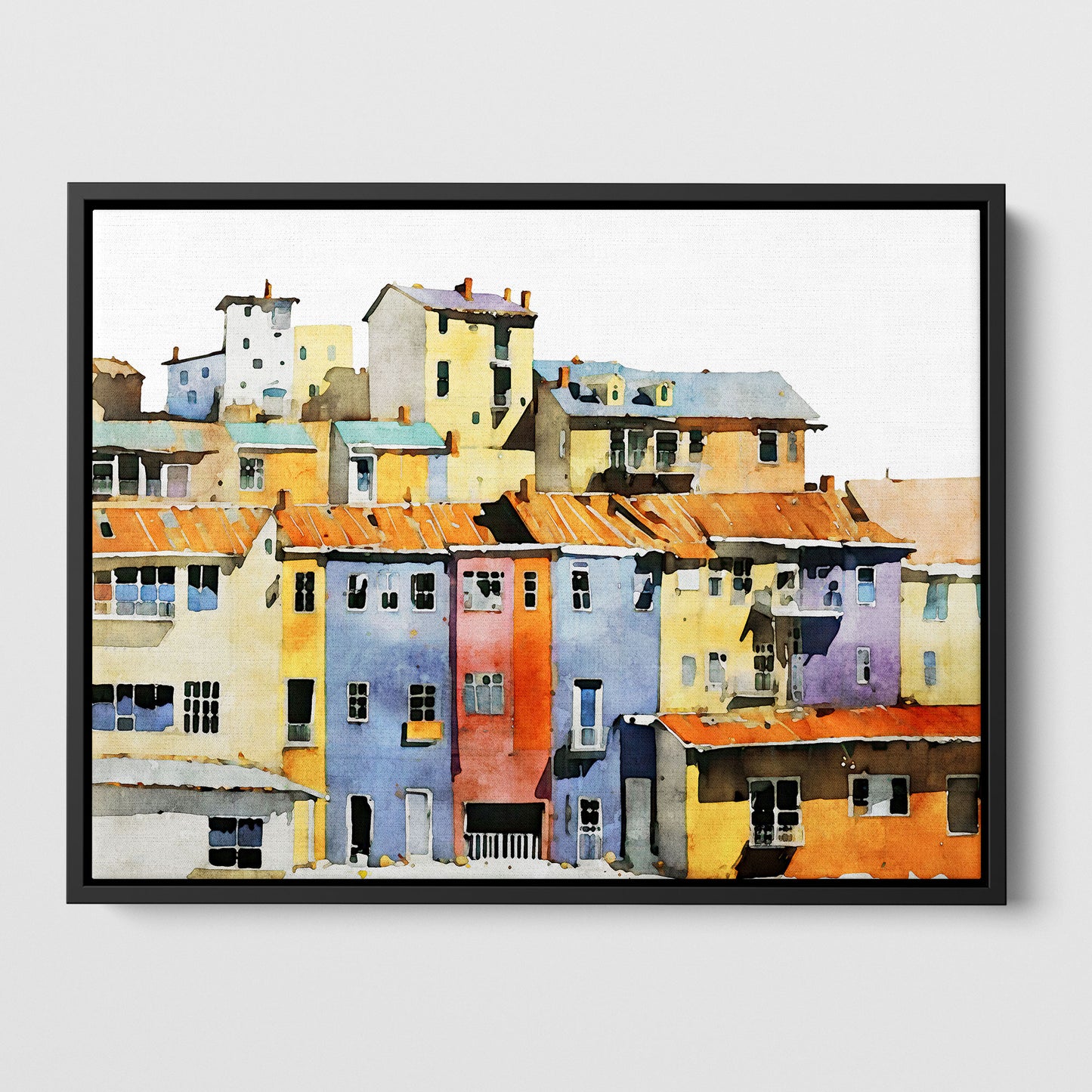Colorful Buildings II Print