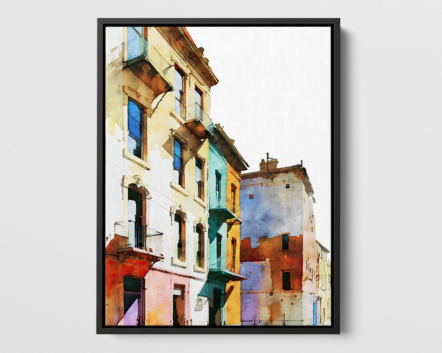 Colorful Buildings III Print