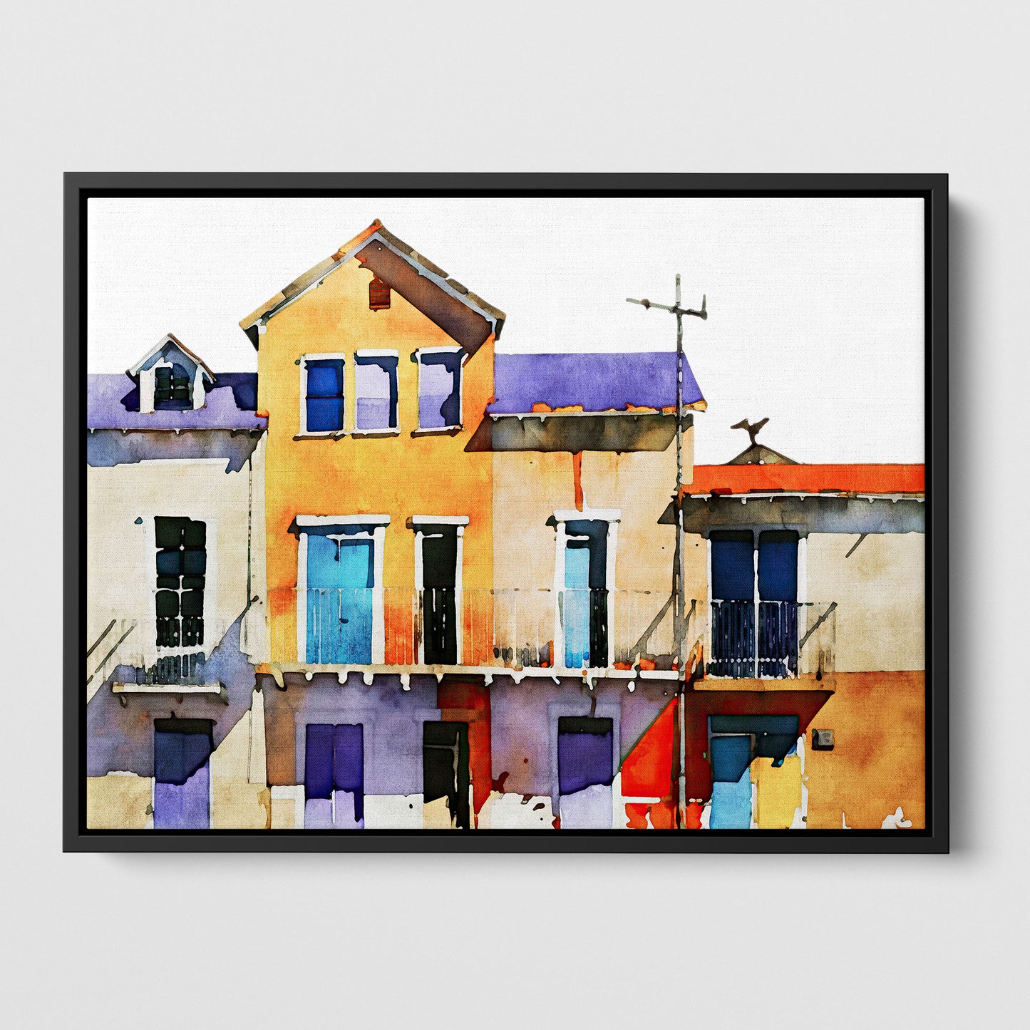 Colorful Buildings Print