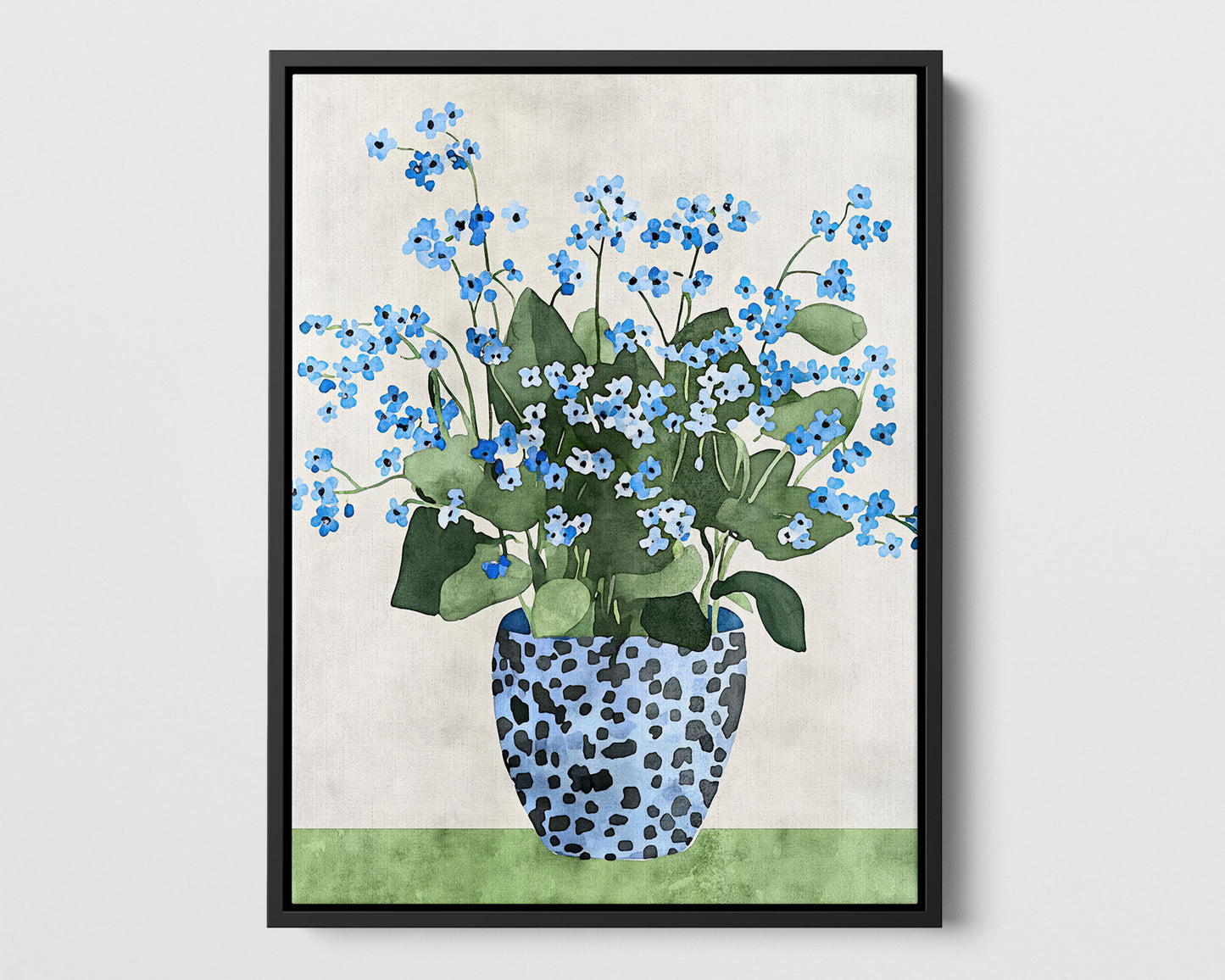 Forget-Me-Not Still Life Print