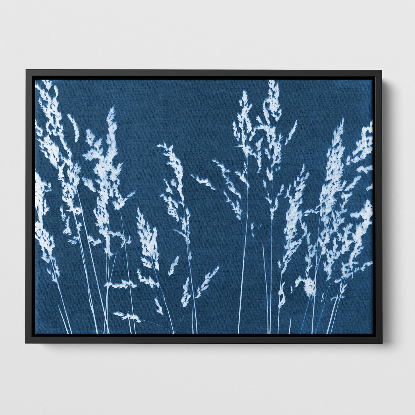 Wild Grasses Cyanotype Print