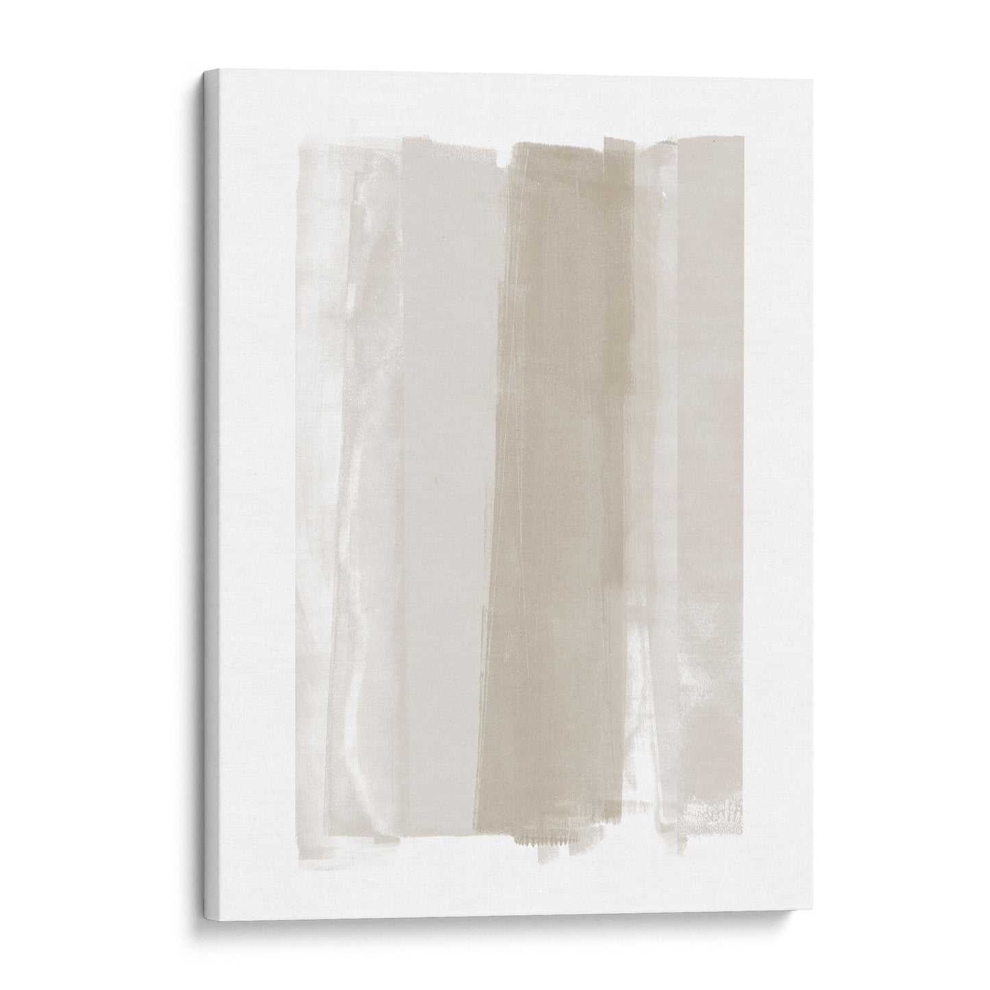 Beige Ombre Minimalist Abstract Painting Print