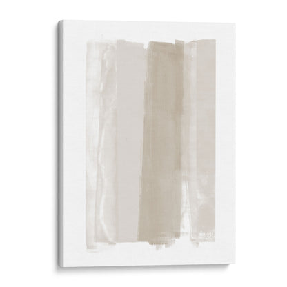 Beige Ombre Minimalist Abstract Painting Print