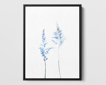 Blue Wildflower Print