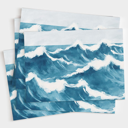 Ocean Waves Note Cards