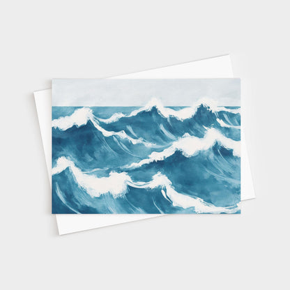 Ocean Waves Note Cards