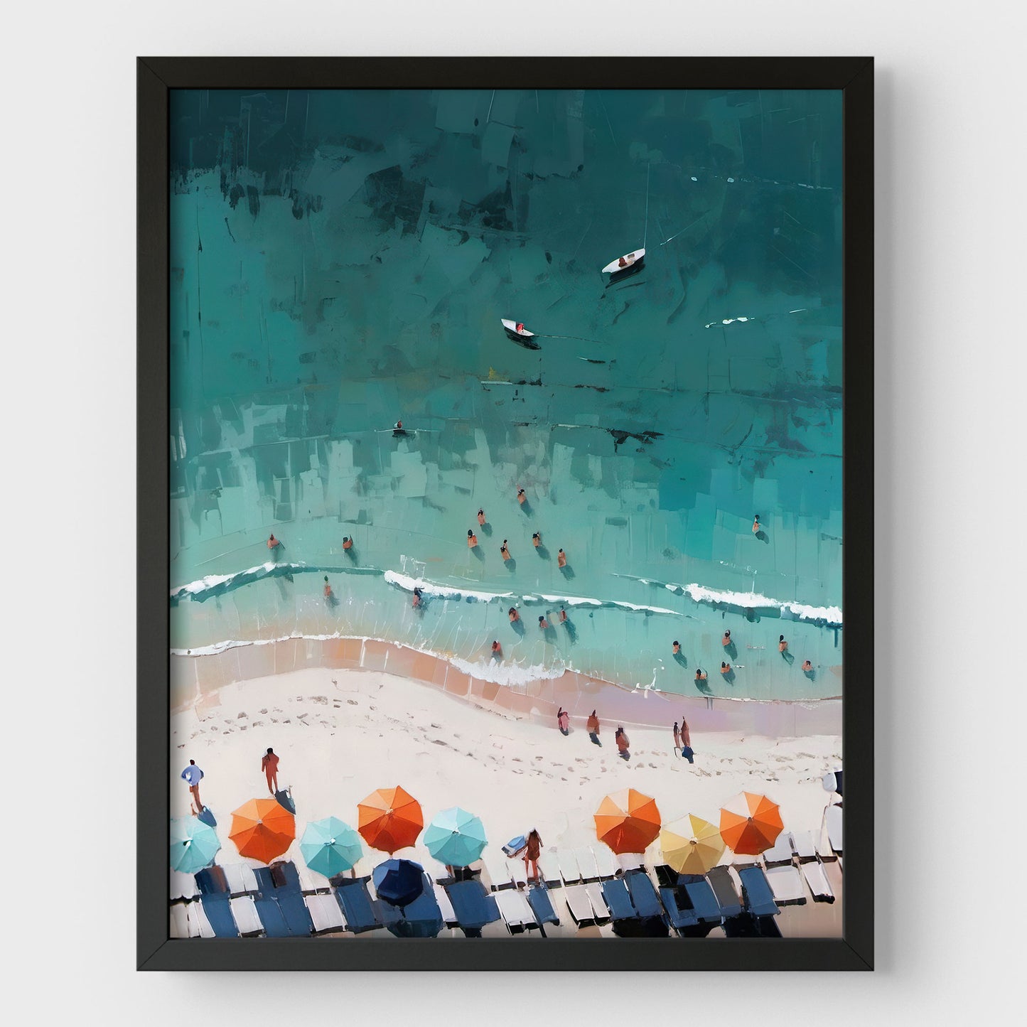 Beach Aerial View Print