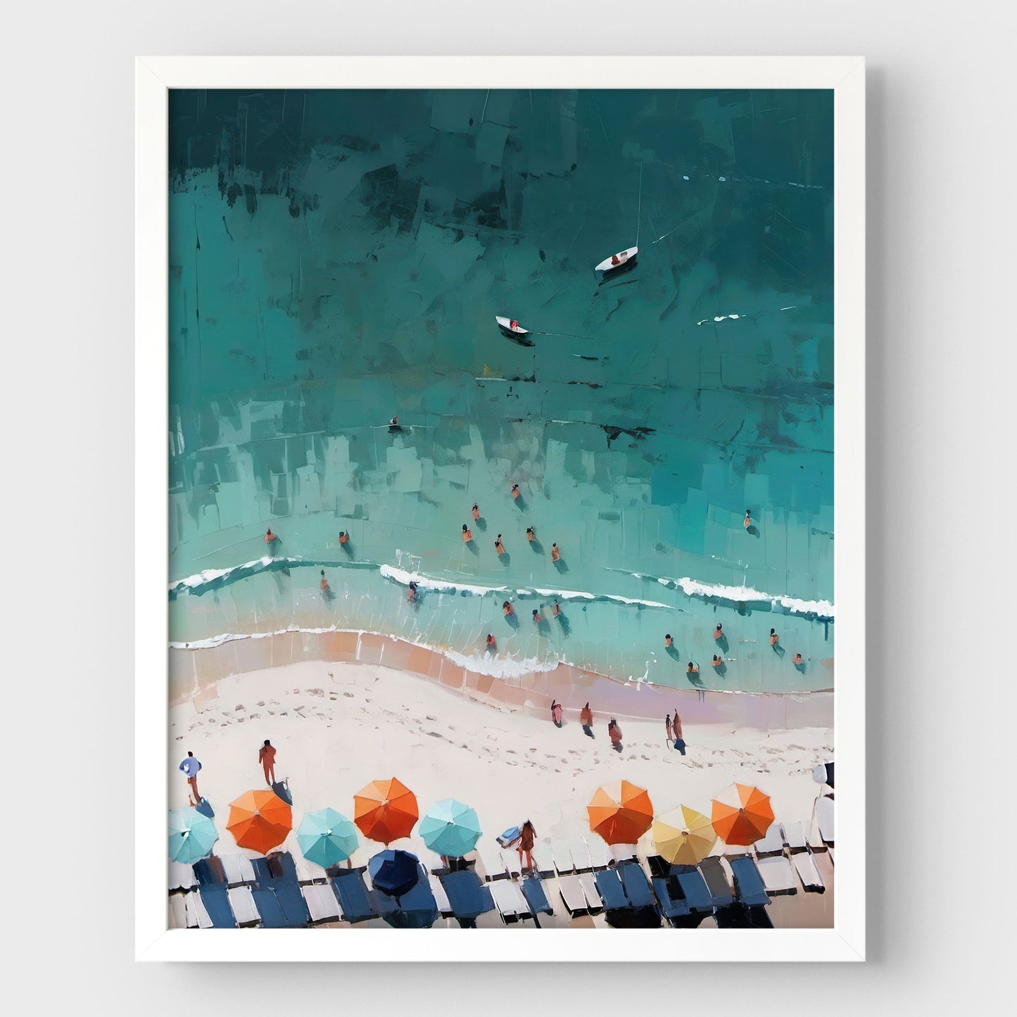 Beach Aerial View Print