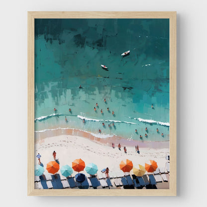 Beach Aerial View Print