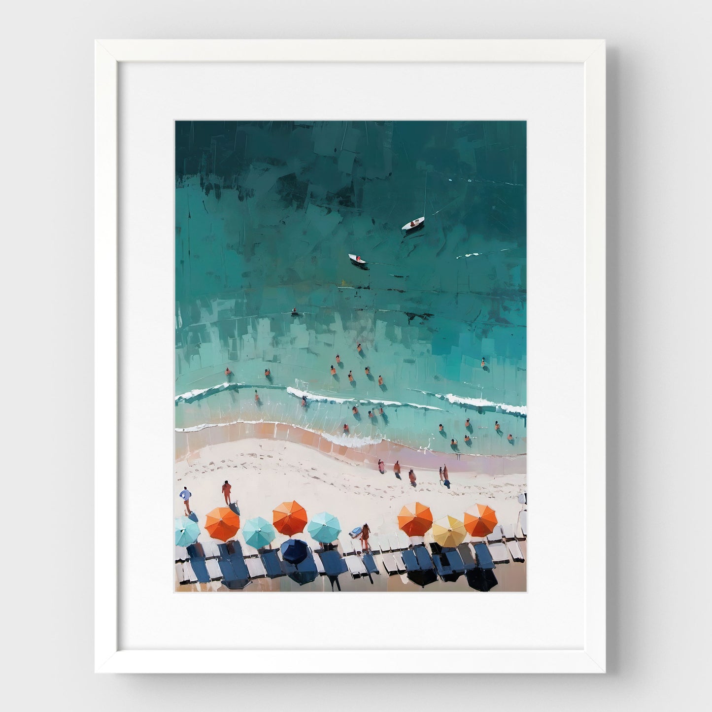 Beach Aerial View Print