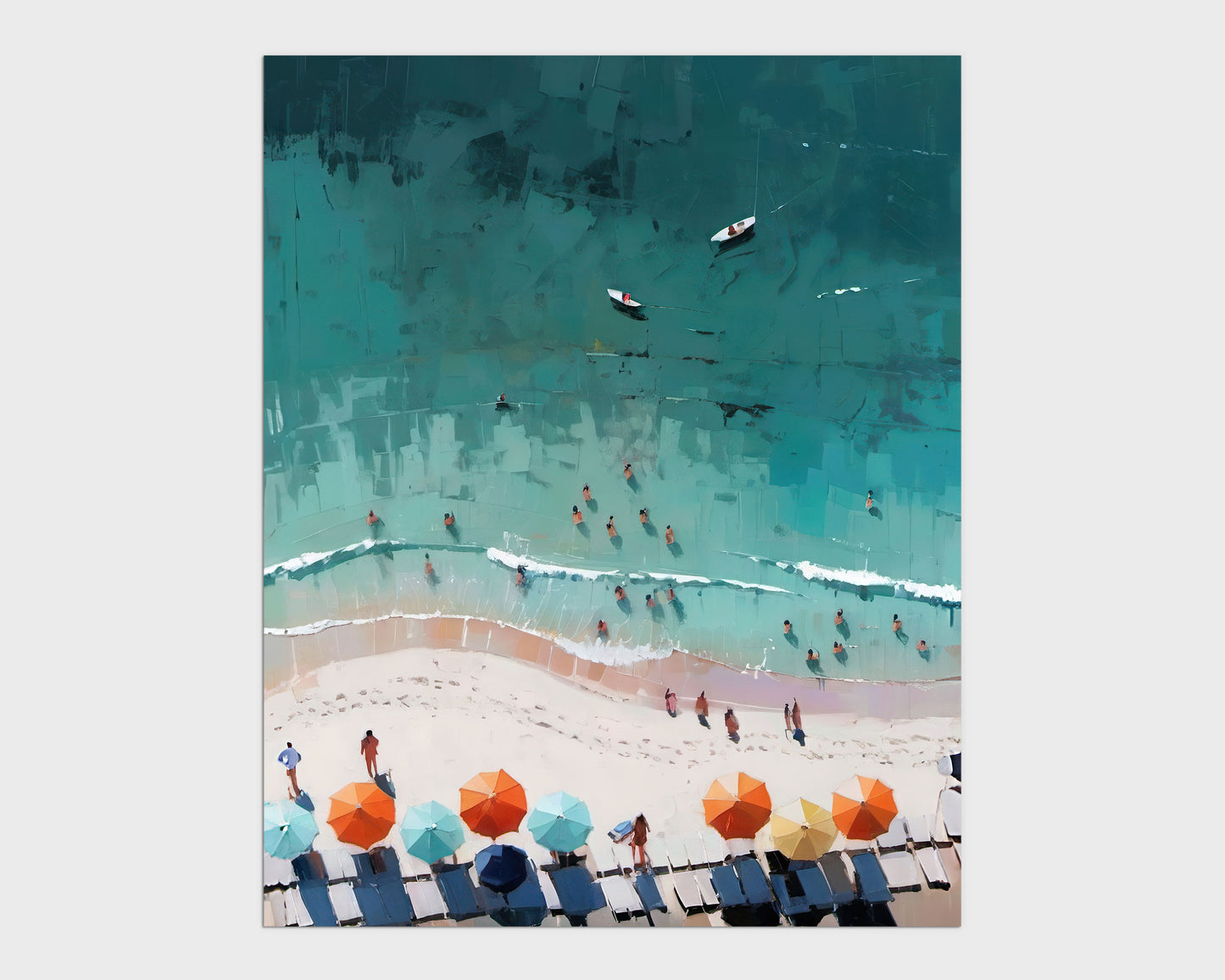Beach Aerial View Print