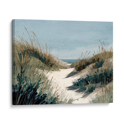 Beach Dune Trail Watercolor Print