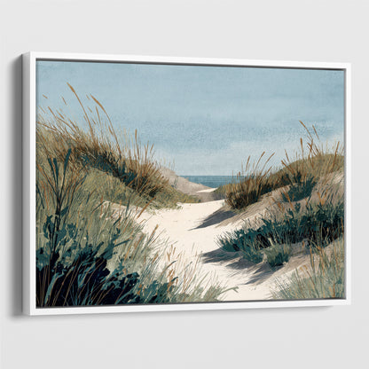 Beach Dune Trail Watercolor Print