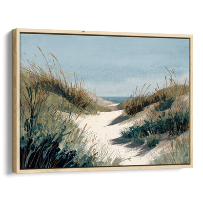 Beach Dune Trail Watercolor Print