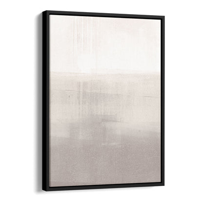 Beige Horizon Minimalist Abstract Landscape Painting Print