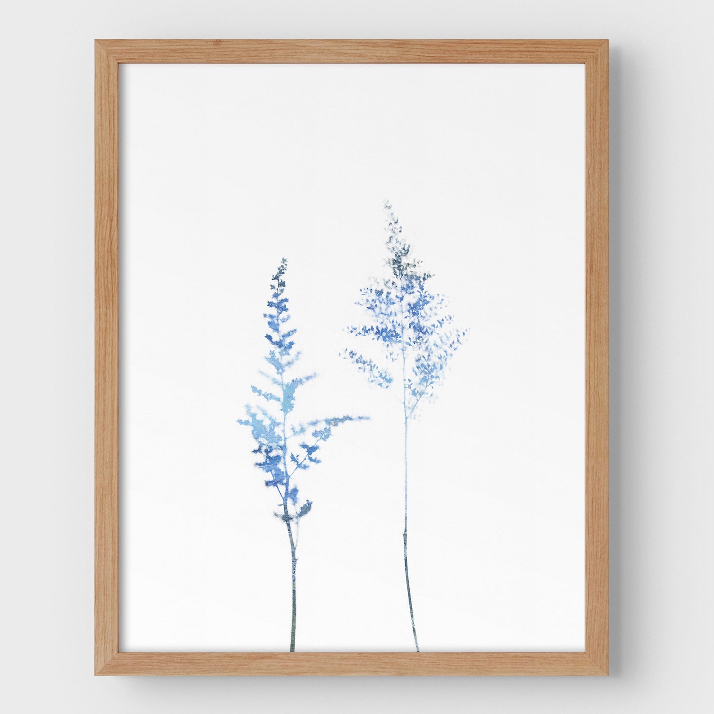 Blue Wildflower Print