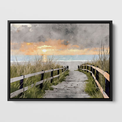 Boardwalk to the Beach Print