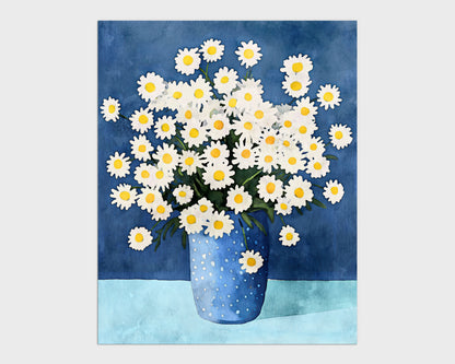 Chamomile Flowers Still Life Print