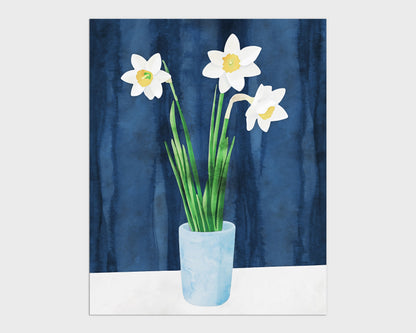 Daffodil Still Life Print
