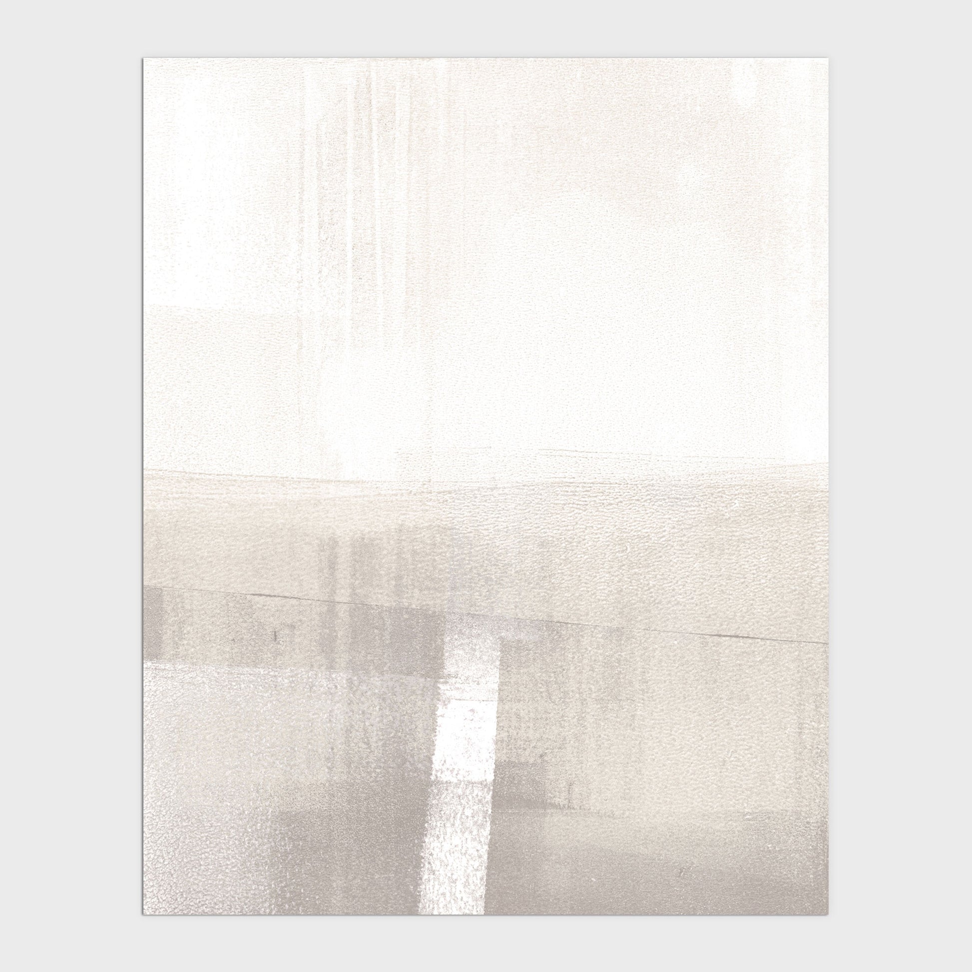 Beige Modern Minimalist Abstract Landscape Print