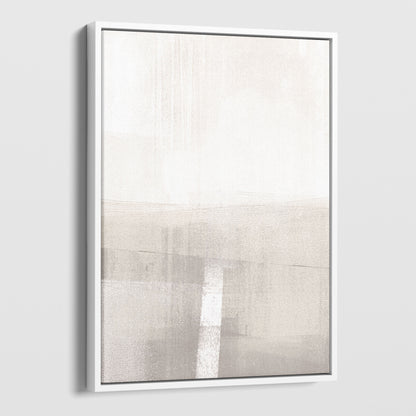 Beige Modern Minimalist Abstract Landscape Print