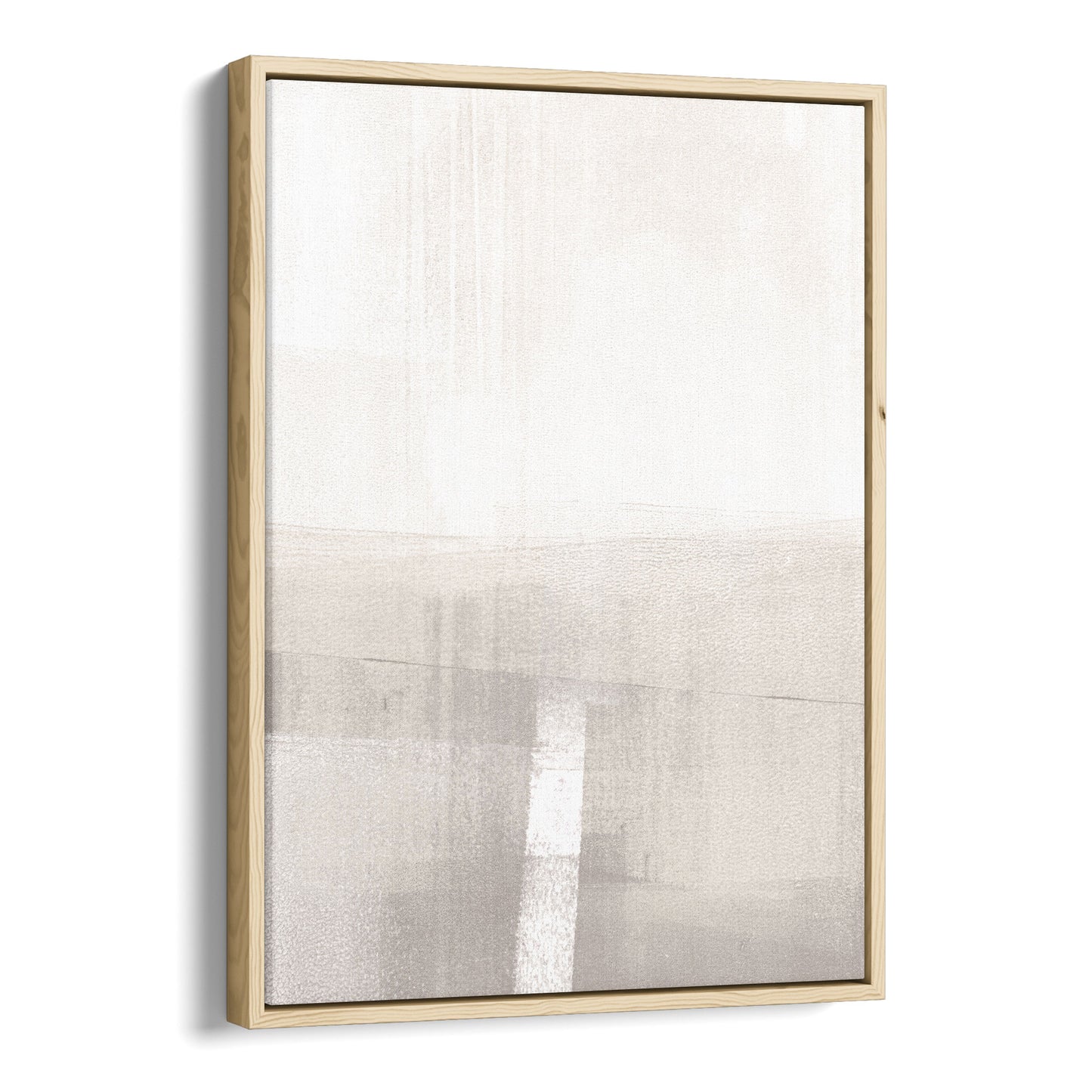 Beige Modern Minimalist Abstract Landscape Print