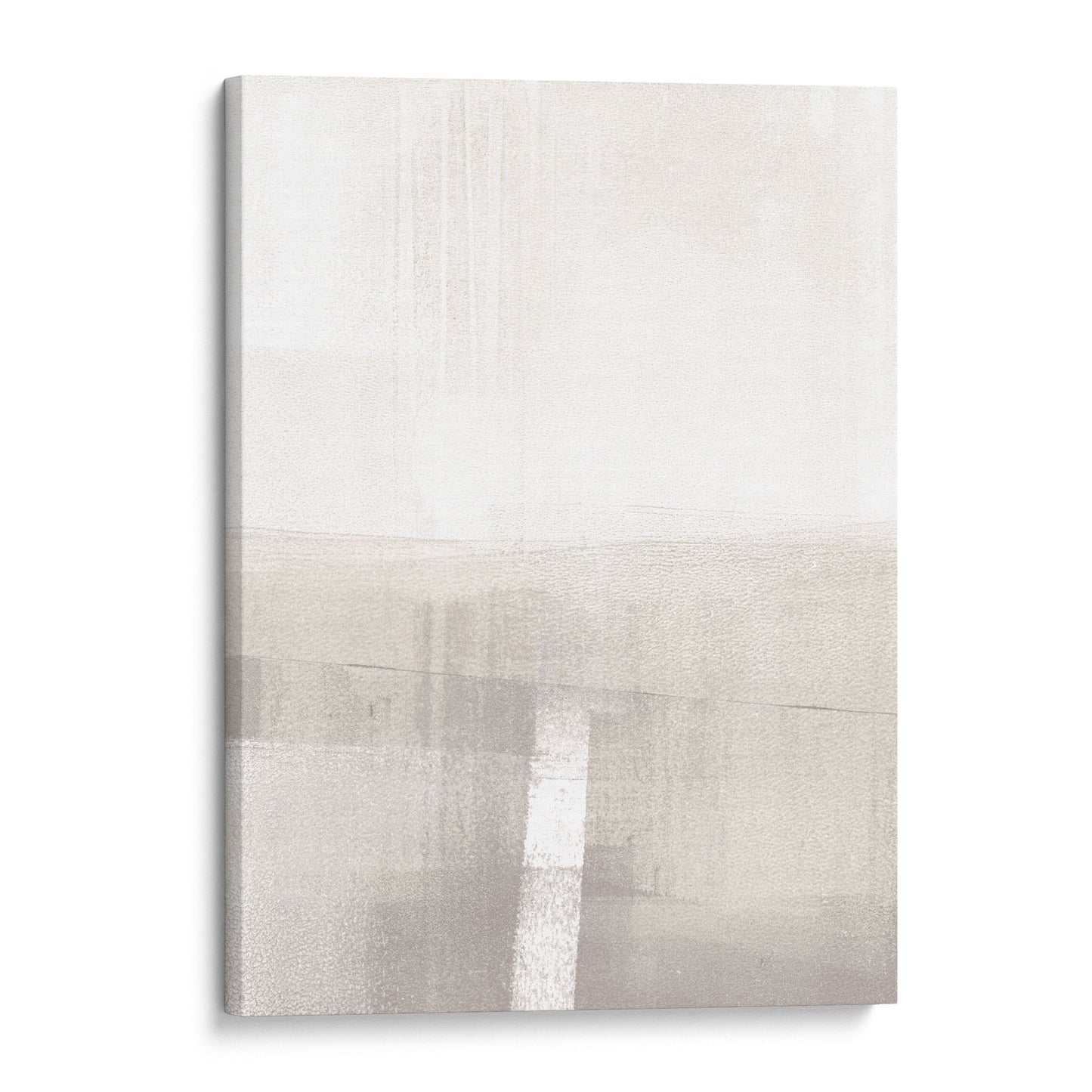 Beige Modern Minimalist Abstract Landscape Print