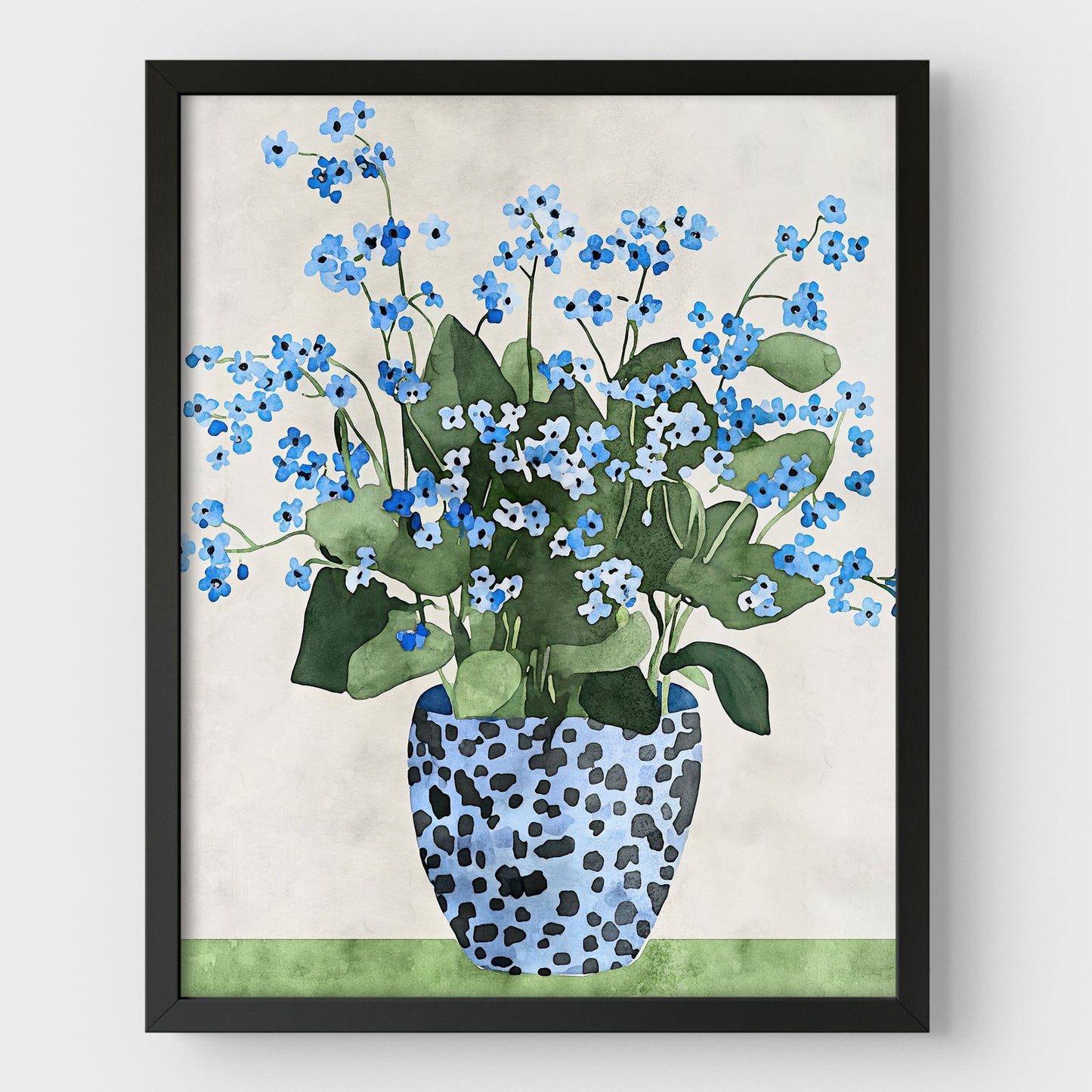 Forget-Me-Not Still Life Print
