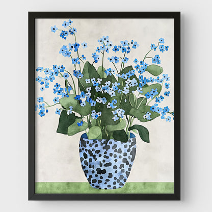 Forget-Me-Not Still Life Print