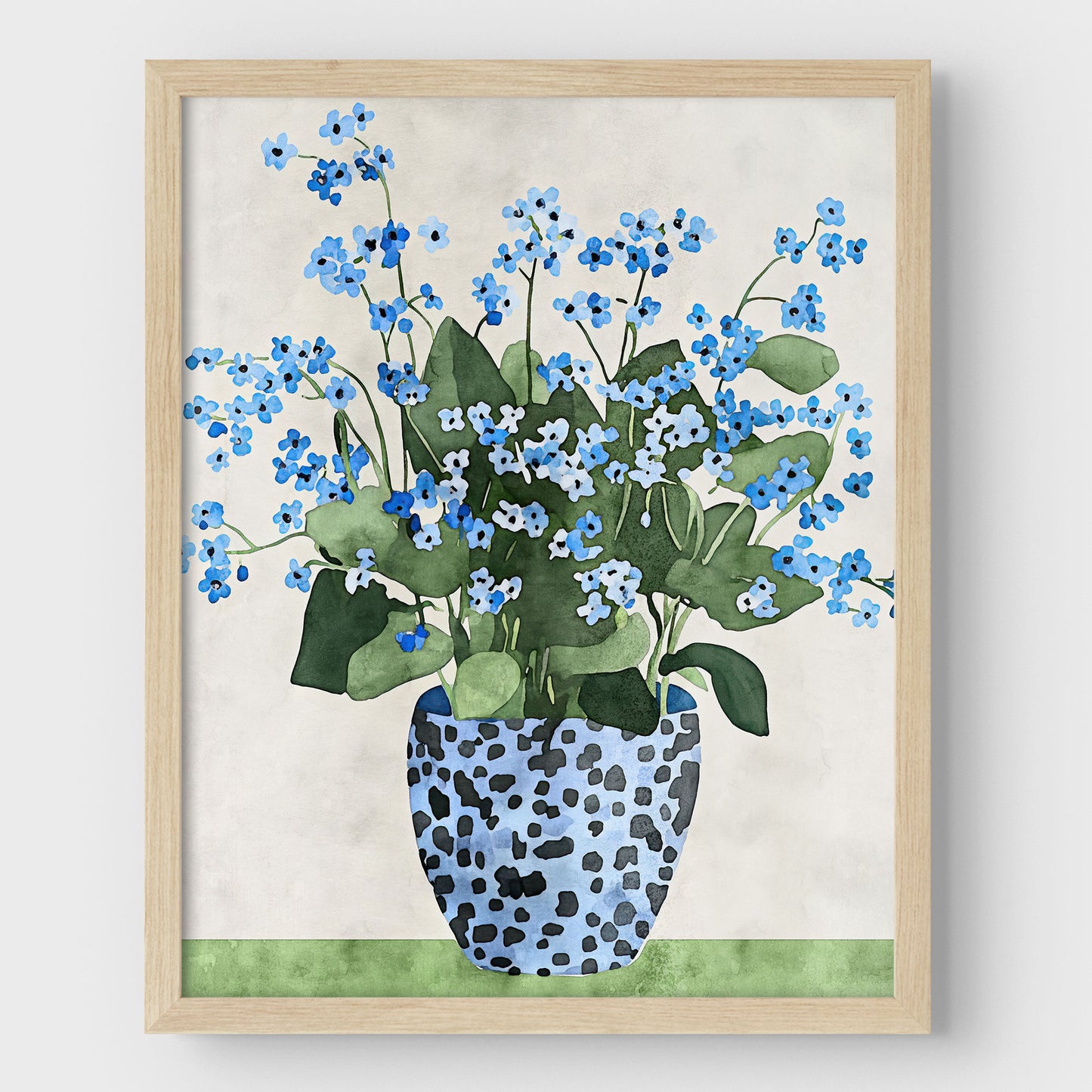 Forget-Me-Not Still Life Print