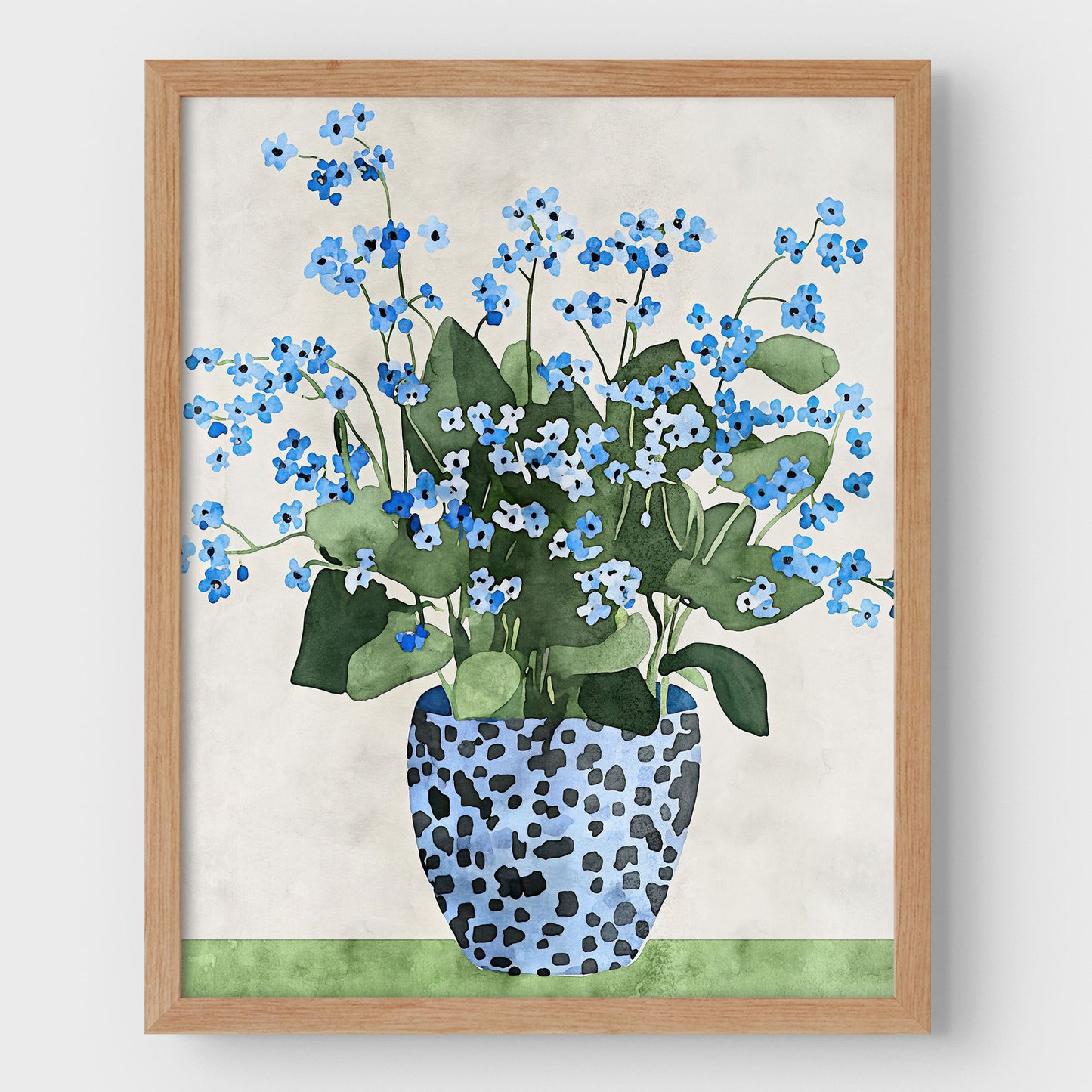 Forget-Me-Not Still Life Print