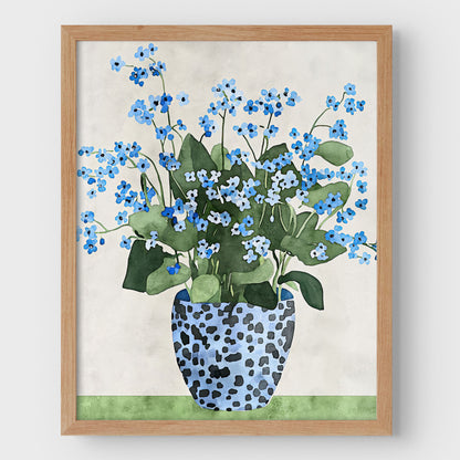 Forget-Me-Not Still Life Print