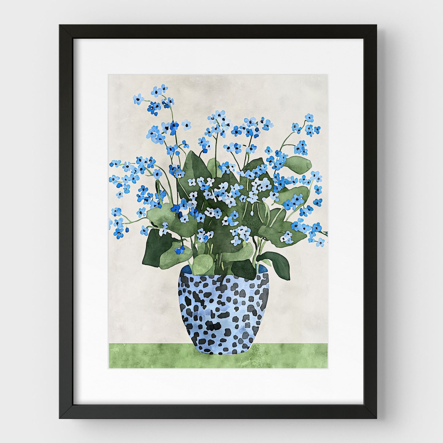 Forget-Me-Not Still Life Print