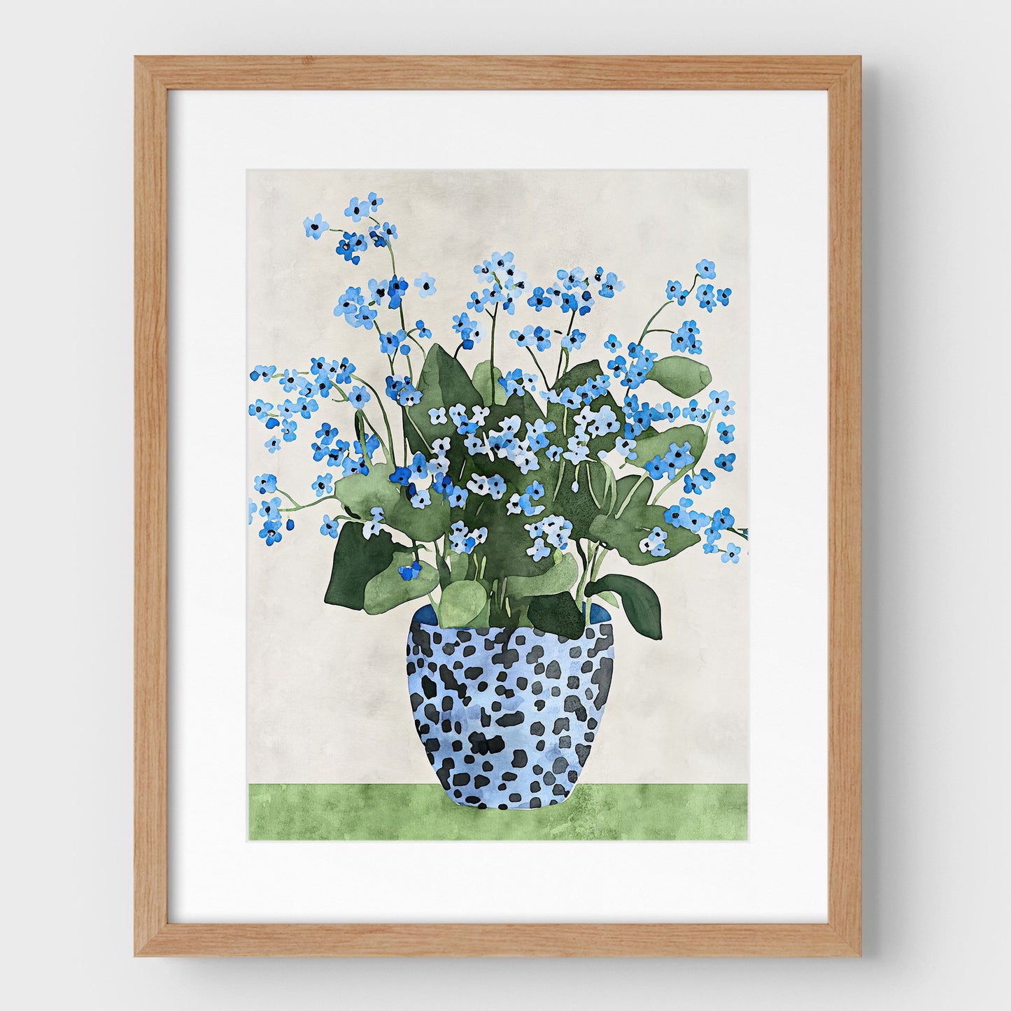 Forget-Me-Not Still Life Print