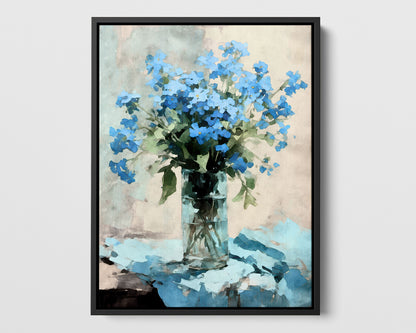 Forget-me-not Impressionist Still Life Print