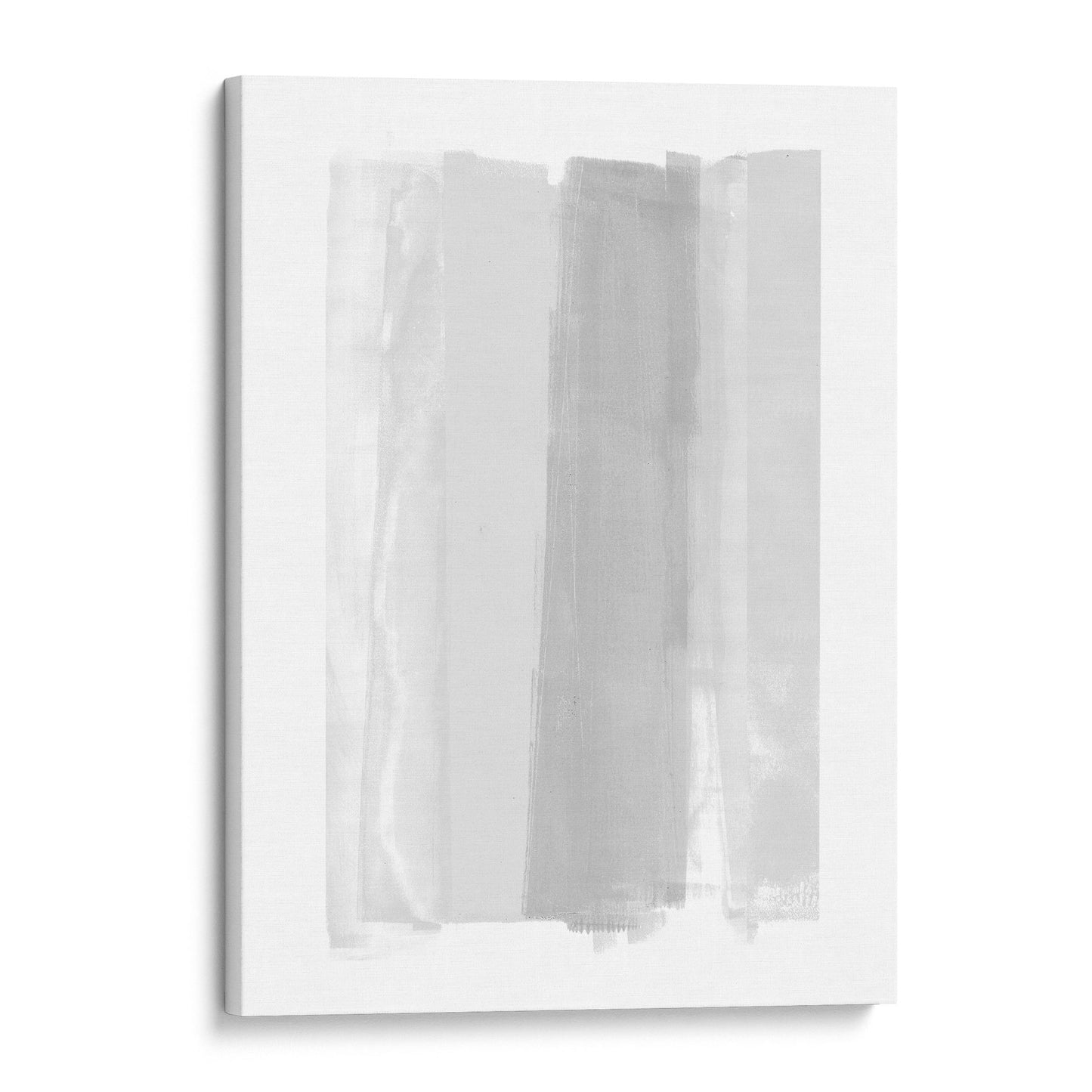 Gray Ombre Minimalist Abstract Painting Print