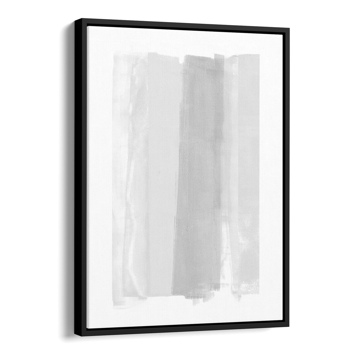 Gray Ombre Minimalist Abstract Painting Print