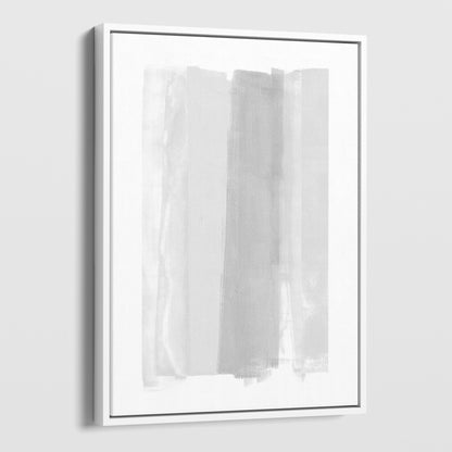 Gray Ombre Minimalist Abstract Painting Print