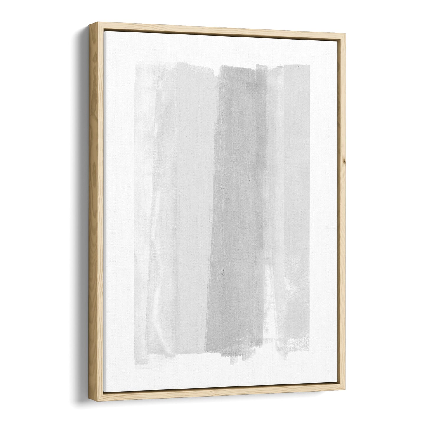 Gray Ombre Minimalist Abstract Painting Print