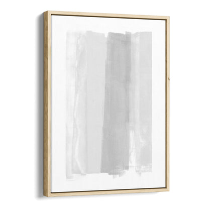 Gray Ombre Minimalist Abstract Painting Print