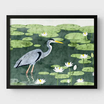 Great Blue Heron Art Print