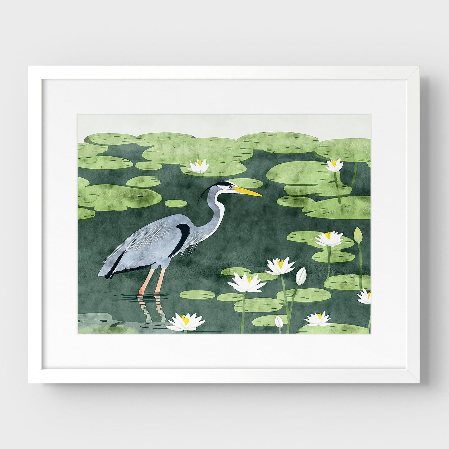 Great Blue Heron Art Print