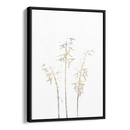 Beige Bamboo Minimalist Botanical Print