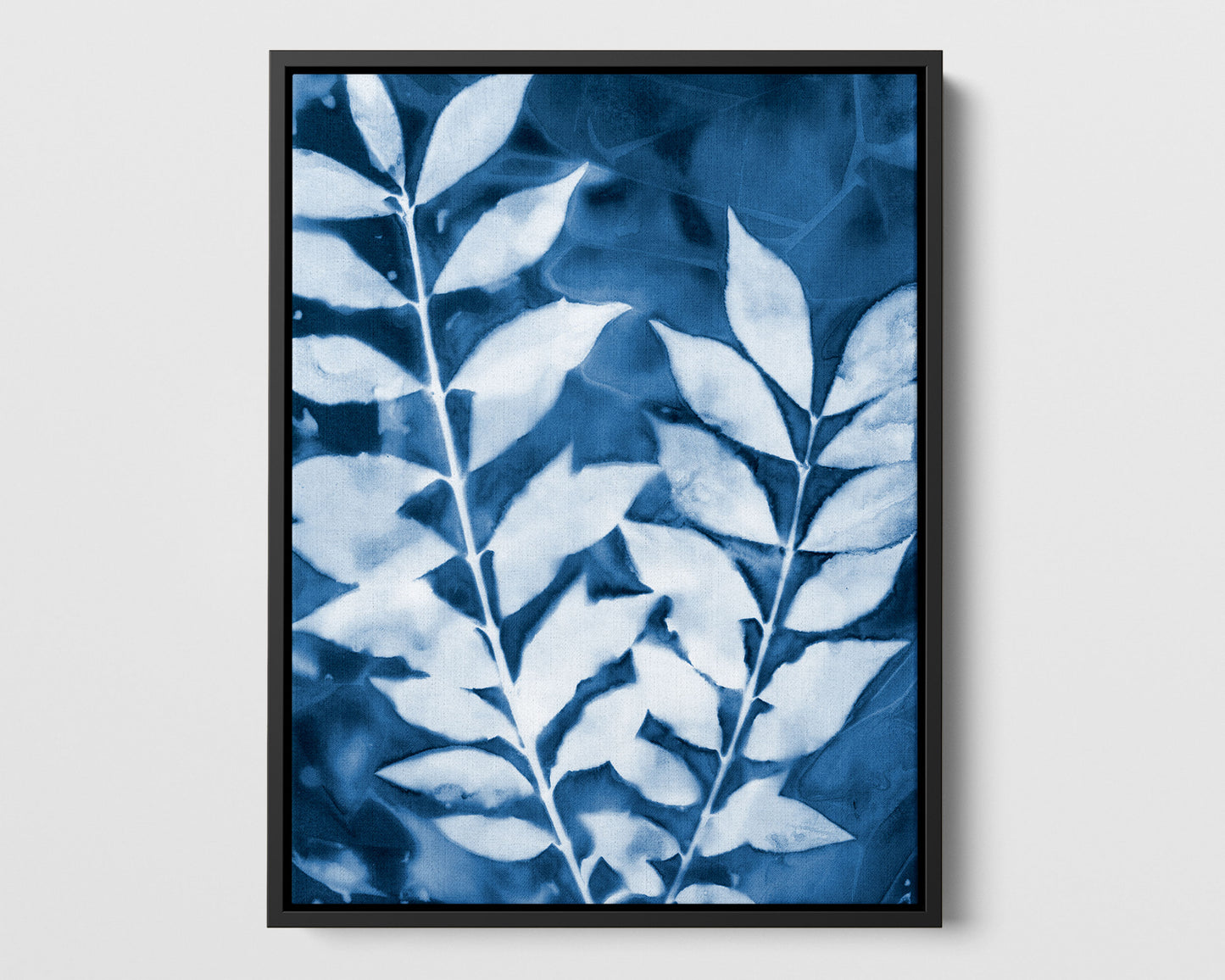 Leafy Branches Cyanotype Print