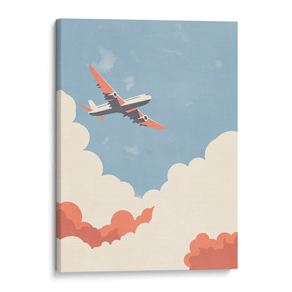 Mid-century Jetliner Art Print
