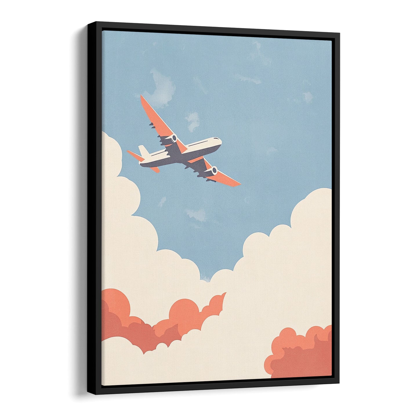 Mid-century Jetliner Art Print