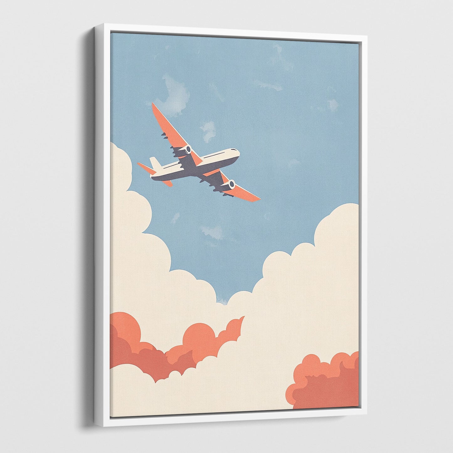 Mid-century Jetliner Art Print