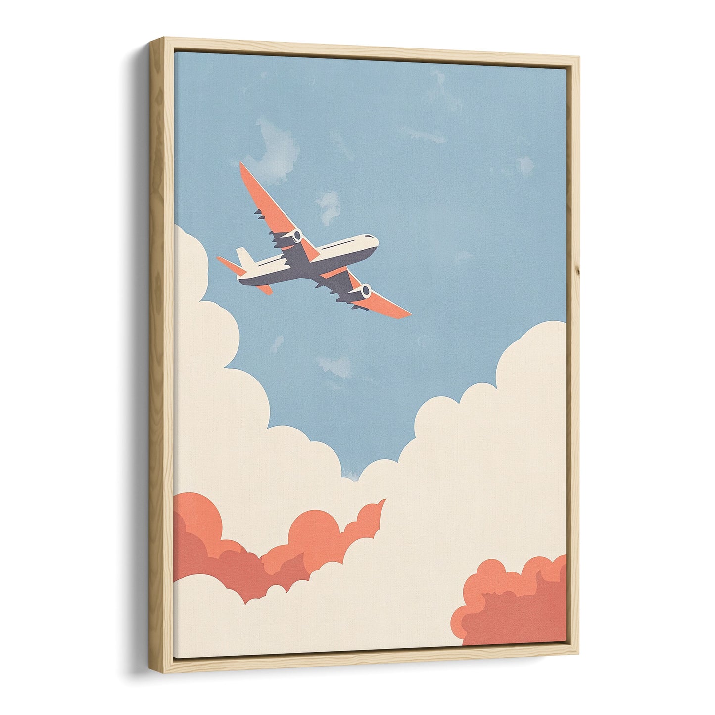 Mid-century Jetliner Art Print
